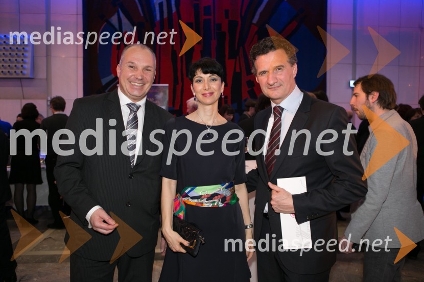 mag. Kristjan Verbič, predsednik Vseslovenskega združenja malih delničarjev; Dr. Jerca Legan Cvikl, antropologinja;  Milan Martin Cvikl, politikPrešernova proslava ob kulturnem prazniku 2015