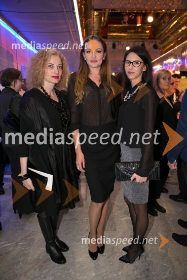  Hermina Kovačič, svetovalka za odnose z javnostmi, Festival Ljubljana;  Iryna Osypenko, menekenka;  Marija Veljanovska Nemec, Festival LjubljanaPrešernova proslava ob kulturnem prazniku 2015