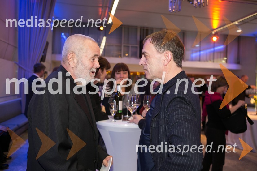  Aco Šunjič, nekdanji direktor Lutkovnega gledališča;  Blaž Peršin, direktor Muzeja in galerije mesta LjubljanePrešernova proslava ob kulturnem prazniku 2015