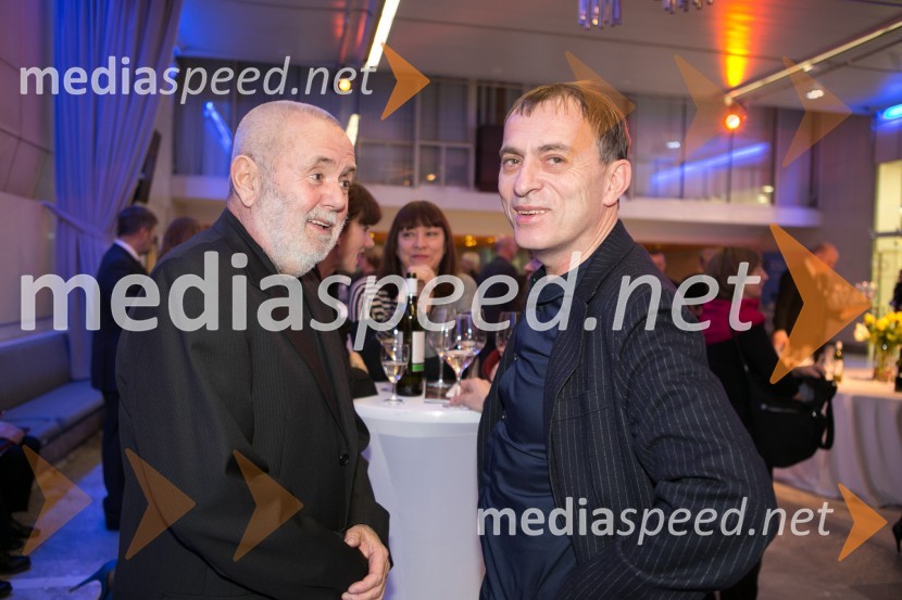  Aco Šunjič, nekdanji direktor Lutkovnega gledališča;  Blaž Peršin, direktor Muzeja in galerije mesta LjubljanePrešernova proslava ob kulturnem prazniku 2015