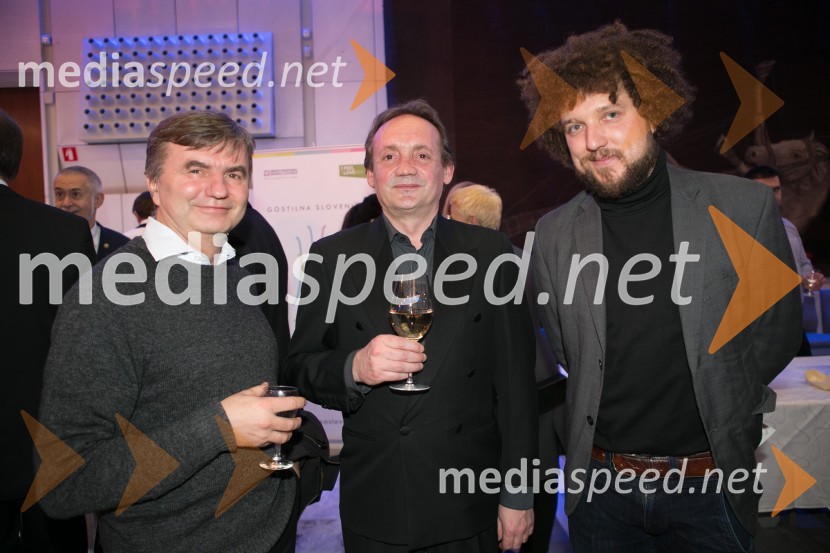  Janko Rožič, arhitekt;  Ludvik Bagari, igralec;  Janez Dovč, glasbenikPrešernova proslava ob kulturnem prazniku 2015