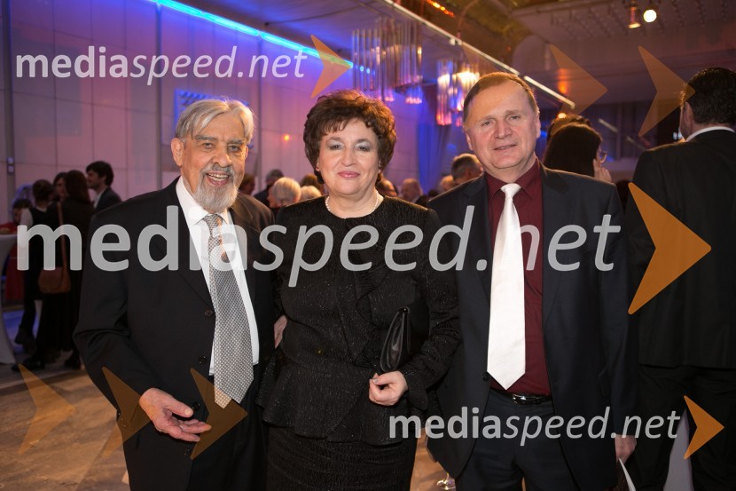  Ciril  Zlobec, pesnik, romanopisec, esejist, prevajalec, akademik; mag. Julijana Bizjak Mlakar, ministrica za kulturo;  Ivan BizjakPrešernova proslava ob kulturnem prazniku 2015