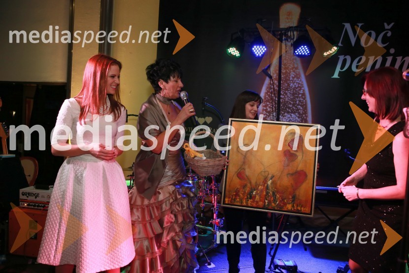  Nina Pušlar, pevka;  Silva Vrbnjak, moderatorka na Radio Maxi;  Janja Kisilak, Zdravilišče Radenci;  Klavdija Gider19. Noč penine 2015