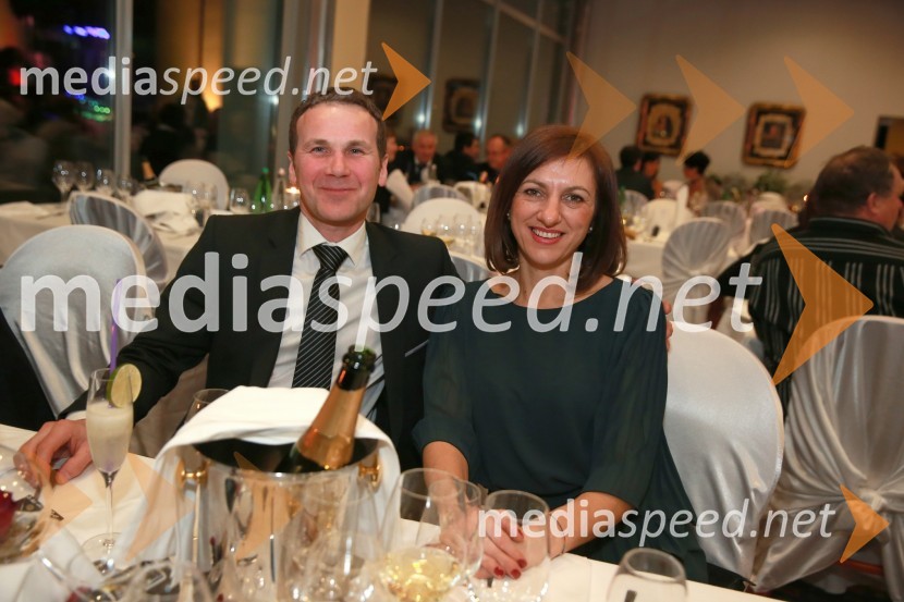  Borut Cvetkovič, direktor podjetja Radgonske gorice;  Alenka Cvetkovič, vodja financ s.Oliver19. Noč penine 2015