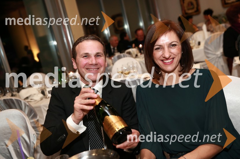  Borut Cvetkovič, direktor podjetja Radgonske gorice;  Alenka Cvetkovič, vodja financ s.Oliver19. Noč penine 2015