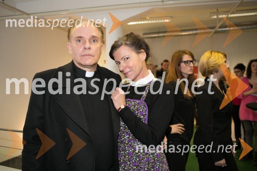  Milan Vodopivec, igralec;  Maja Blagovič, igralkaEna žlahtna štorija, snemanje komedije