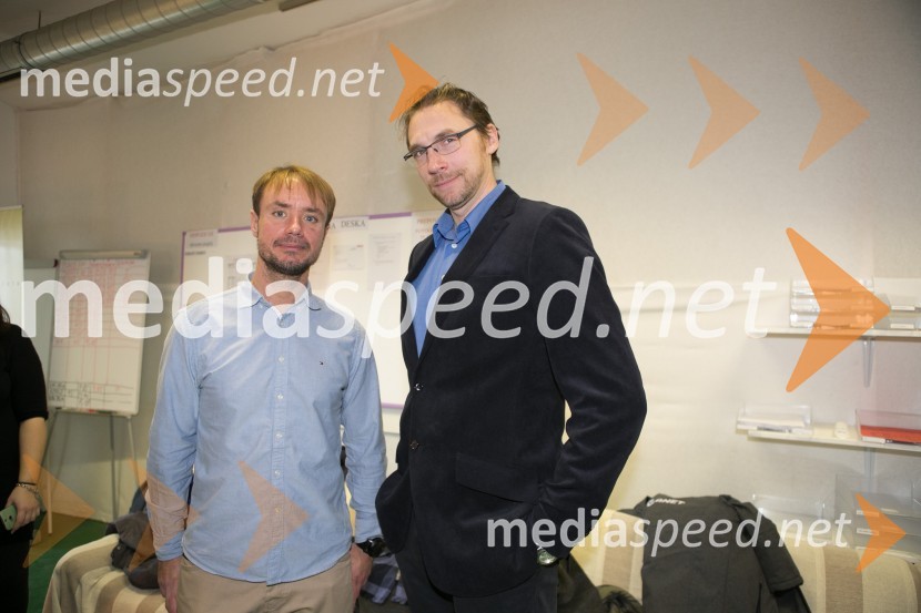  Sašo Kolarič, Mangart;  Gorazd Slak, izvršni producent muzikala Cvetje v jeseniEna žlahtna štorija, snemanje komedije