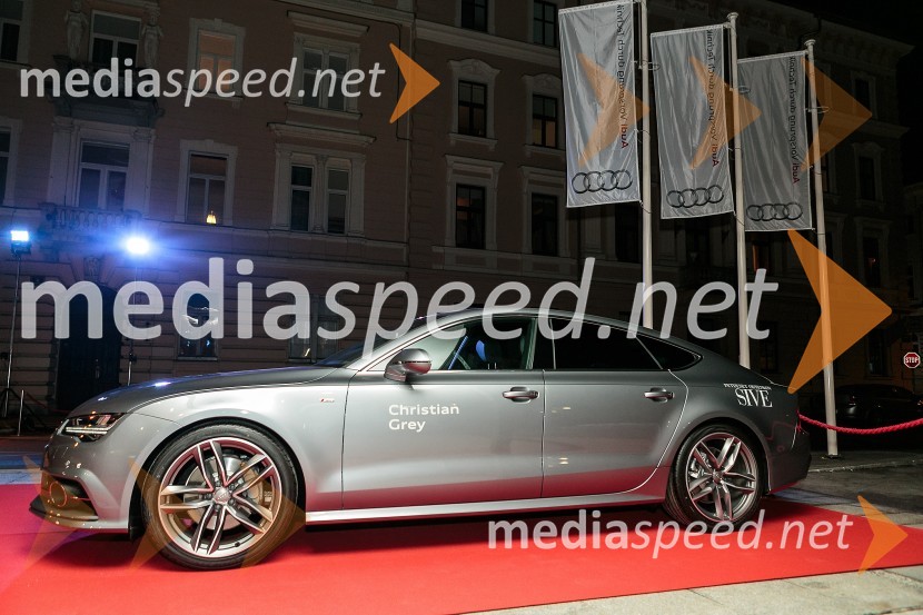 Petdeset odtenkov sive, VIP predpremiera filma, Audi A7 sportbackPetdeset odtenkov sive, VIP predpremiera filma