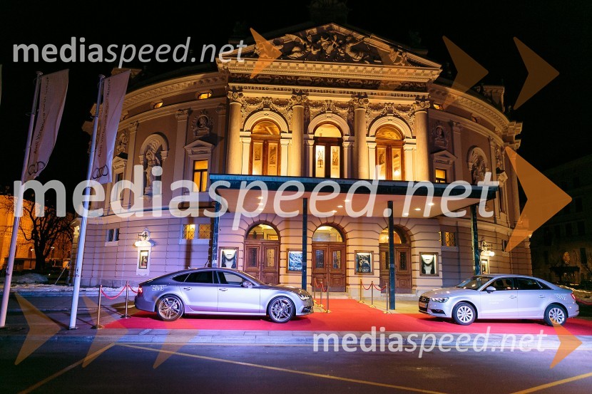 Petdeset odtenkov sive, VIP predpremiera filma, Audi A7 sportback, Opera LjubljanaPetdeset odtenkov sive, VIP predpremiera filma