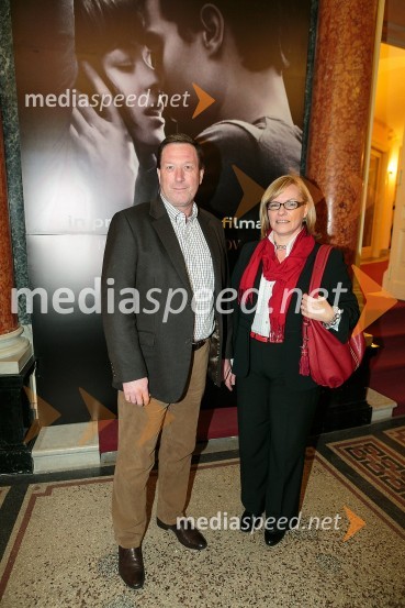  Sandi Šegatin;  Petja Šegatin, Gospodarska zbornica SlovenijePetdeset odtenkov sive, VIP predpremiera filma