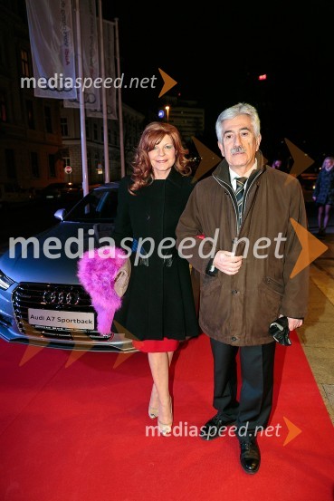  Darja Kuhar Kotnik, soustanoviteljica in podpredsednica Društva za zdravje naroda;  Rajko Kotnik, državni pravobranilecPetdeset odtenkov sive, VIP predpremiera filma