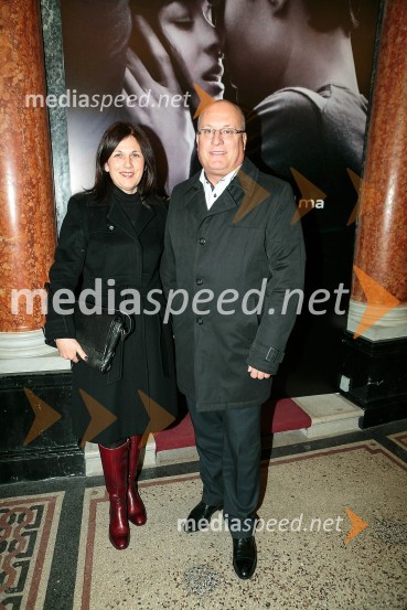  Maja Klančnik;  Iztok Klančnik, direktor HP SlovenijaPetdeset odtenkov sive, VIP predpremiera filma