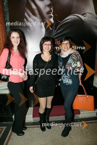  Petja Telban;   Vesna Volek;  Tatjana Šeneker, Mayer McCannPetdeset odtenkov sive, VIP predpremiera filma