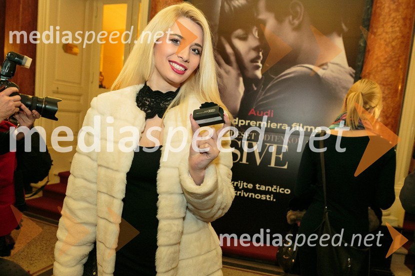  Anjeza Barbatovci, Miss Earth Slovenija 2012Petdeset odtenkov sive, VIP predpremiera filma