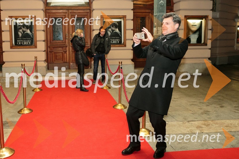  Jernej Dragoš,  direktor znamke Porsche pri podjetju Porsche Slovenija d.o.o.Petdeset odtenkov sive, VIP predpremiera filma