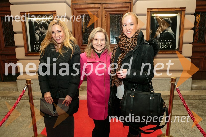  ... ;  Alma Rahne, novinarka;  Ota Širca Roš, voditeljicaPetdeset odtenkov sive, VIP predpremiera filma