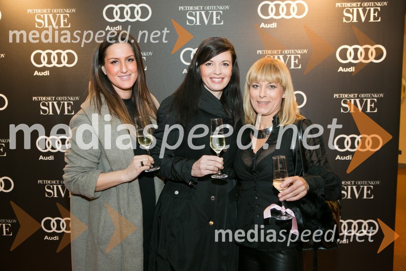  ... ;  Nina Urbančič Romih, glavna in odgovorna urednica L&Z;  Barbra Jermann, nekdanja urednica revije SuzyPetdeset odtenkov sive, VIP predpremiera filma