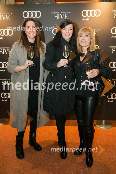  ... ;  Nina Urbančič Romih, glavna in odgovorna urednica L&Z;  Barbra Jermann, nekdanja urednica revije SuzyPetdeset odtenkov sive, VIP predpremiera filma