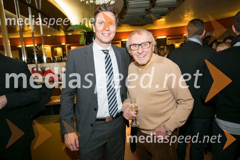mag. Damjan Kralj, direktor BTC PE Ljubljana;  Tone Fornezzi - Tof, novinarPetdeset odtenkov sive, VIP predpremiera filma