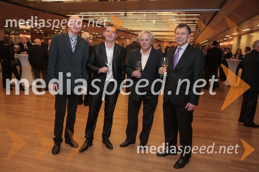  Vojko Orel, upokojeni bivši direktor Javnega zavoda za šport Nova Gorica;  Erik Kovic, predsednik ND Adria;  Bogomir Nemec;  Peter Budin, član upravnega odbora ND Adria50. podelitev Bloudkovih priznanj za leto 2014