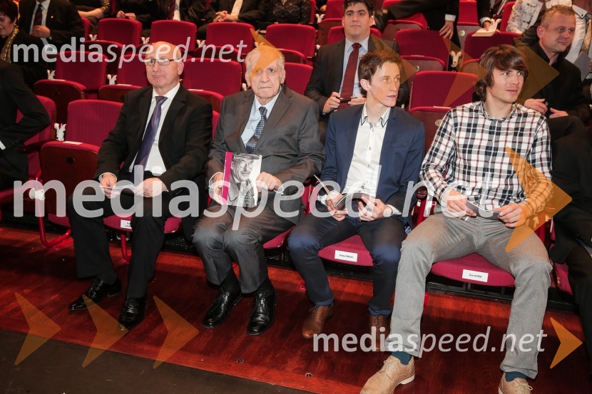  Bogdan Gabrovec, predsednik Olimpijskega komiteja Slovenije, predsednik Judo zveze Slovenije;  Miklavž Sever, športni delavec;  Peter  Prevc, smučarski skakalec;  Žan  Košir, deskar na snegu 50. podelitev Bloudkovih priznanj za leto 2014