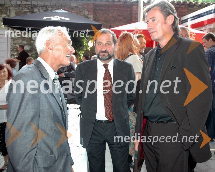 Janez Pergar, predsednik upravnega odbora podjetja Kompas d.d. , ... in Vladimir Rukavina Gogo, direktor Narodnega doma MariborSprejem ameriškega veleposlaništva ob dnevu ameriške neodvisnosti