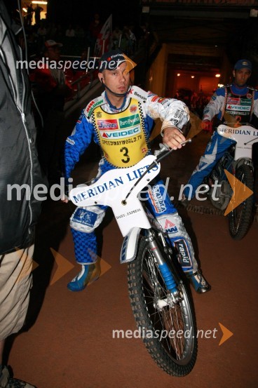 Nicki Pedersen (Danska)SPEEDWAY GRAND PRIX, VN Velike Britanije 2007