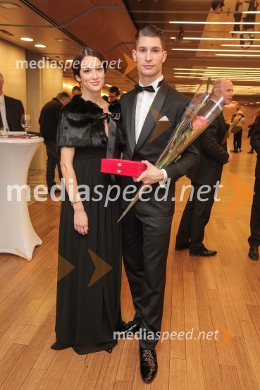  Kristina Vodičar;  Miha Vodičar, plesalec50. podelitev Bloudkovih priznanj za leto 2014