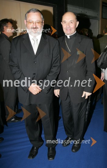 Dr. Igor Tičar, dekan fakultete Feri in dr. Franc Kramberger, mariborski škof30 let univerze v Mariboru