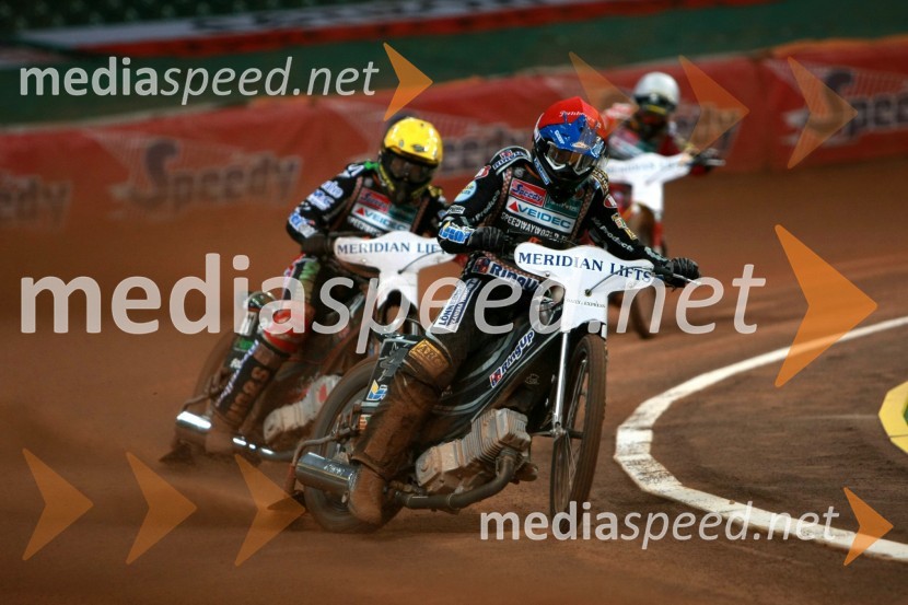 Andreas Jonsson (Švedska) in Scott Nicholls (Velika Britanija)SPEEDWAY GRAND PRIX, VN Velike Britanije 2007