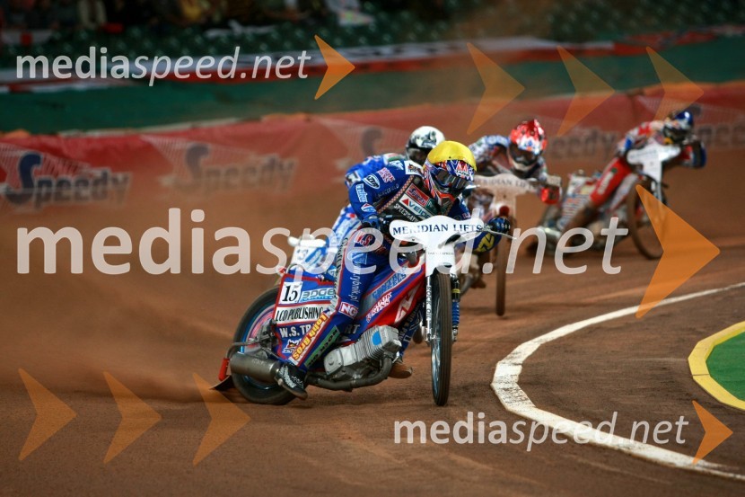 Chris Harris (Velika Britanija) in Nicki Pedersen (Danska)SPEEDWAY GRAND PRIX, VN Velike Britanije 2007
