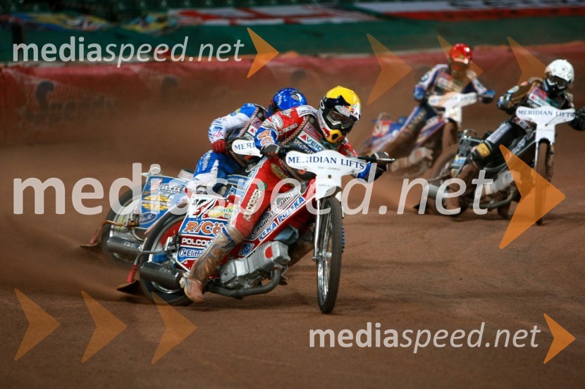 Jaroslaw Hampel (Poljska) in Greg Hancock (ZDA)SPEEDWAY GRAND PRIX, VN Velike Britanije 2007