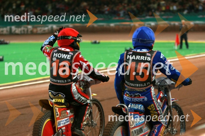 David Howe (Velika Britanija) in Chris Harris (Velika Britanija)SPEEDWAY GRAND PRIX, VN Velike Britanije 2007