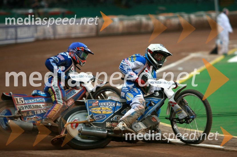 Chris Harris (Velika Britanija) in Greg Hancock (ZDA)SPEEDWAY GRAND PRIX, VN Velike Britanije 2007