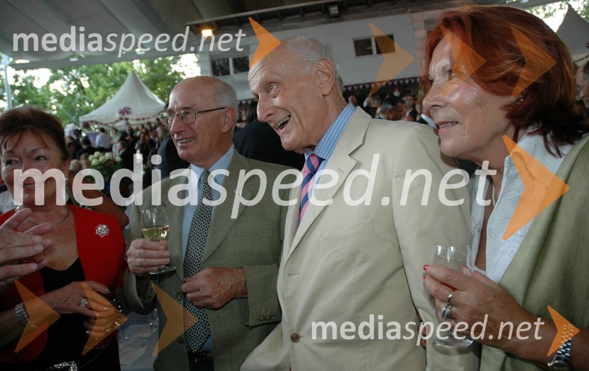 Tjaša Andree Prosenc in Tone Prosenc, odvetnika, ... in ...Sprejem ameriškega veleposlaništva ob dnevu ameriške neodvisnosti