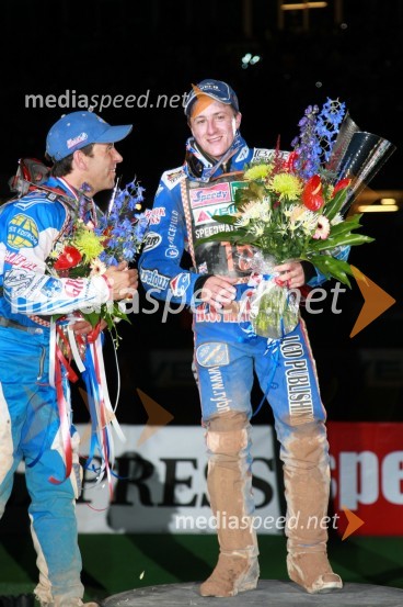 Greg Hancock (ZDA), Chris Harris (Velika Britanija) 
SPEEDWAY GRAND PRIX, VN Velike Britanije 2007