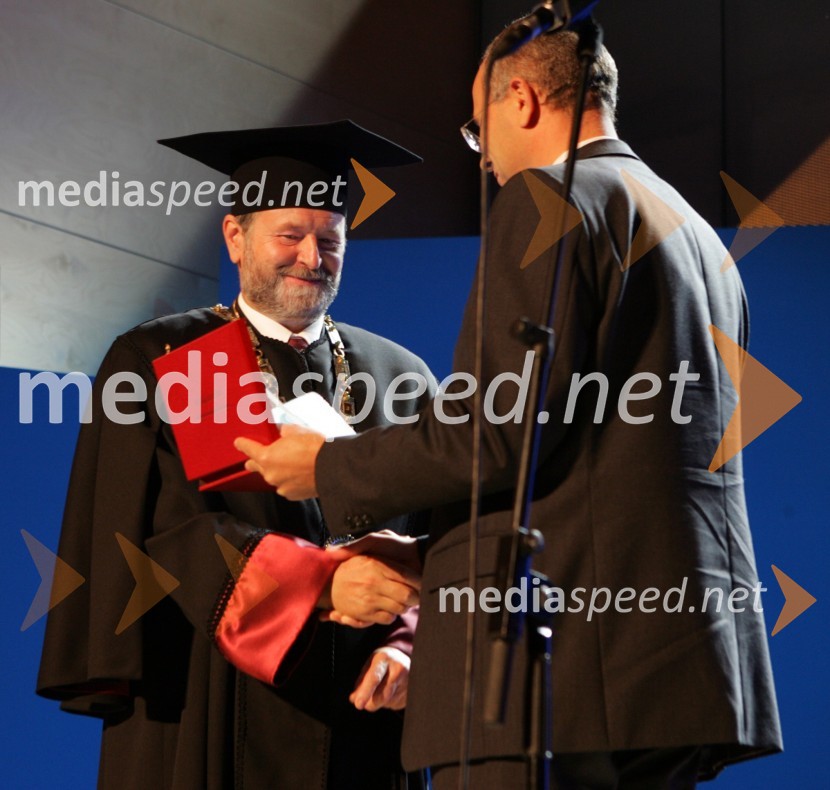 Dr. Ivan Rozman, rektor Univerze v Mariboru in Boris Sovič, mariborski župan v letih 1998-200630 let univerze v Mariboru