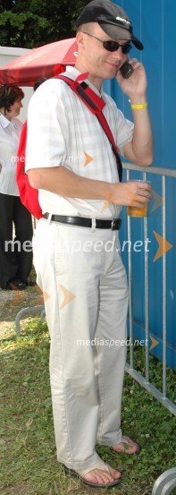 Marko Kryžanovski, predsednik uprave Petrola in predsednik Kajaške zveze SlovenijeSvetovni pokal na divjih vodah v Tacnu