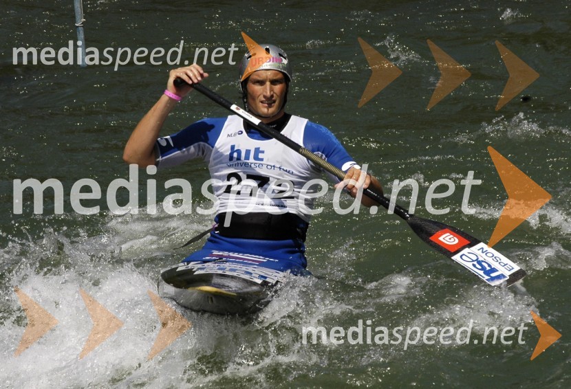 Dejan Stevanovič, kanuistSvetovni pokal na divjih vodah v Tacnu