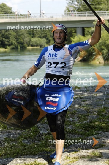 Dejan Stevanovič, kanuistSvetovni pokal na divjih vodah v Tacnu