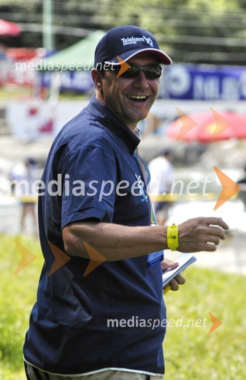 Andrej Jelenc, direktor slovenske reprezentance na divjih vodahSvetovni pokal na divjih vodah v Tacnu