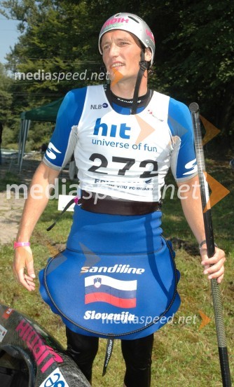 Dejan Stevanovič, kanuistSvetovni pokal na divjih vodah v Tacnu