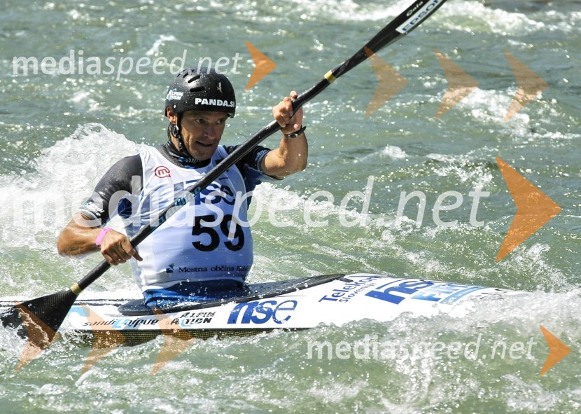 Dejan Kralj, kajakašSvetovni pokal na divjih vodah v Tacnu