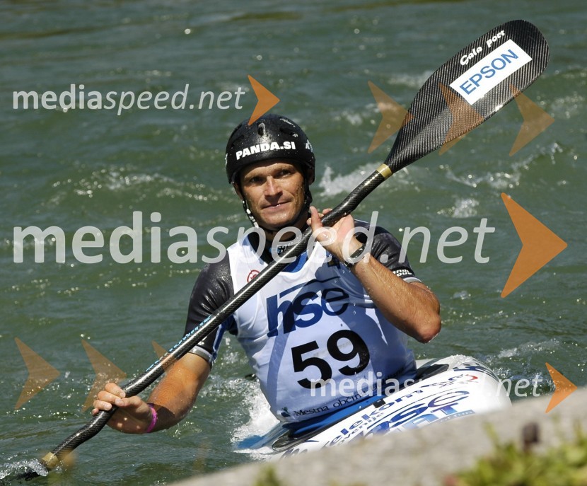 Dejan Kralj, kajakašSvetovni pokal na divjih vodah v Tacnu