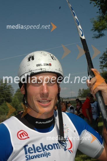 Jure Meglič, kajakašSvetovni pokal na divjih vodah v Tacnu