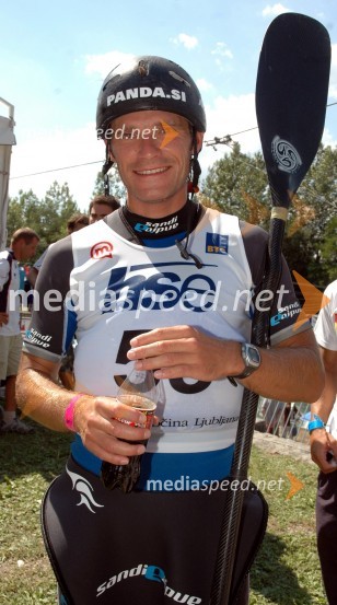 Dejan Kralj, kajakašSvetovni pokal na divjih vodah v Tacnu