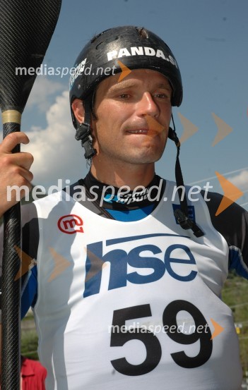 Dejan Kralj, kajakašSvetovni pokal na divjih vodah v Tacnu