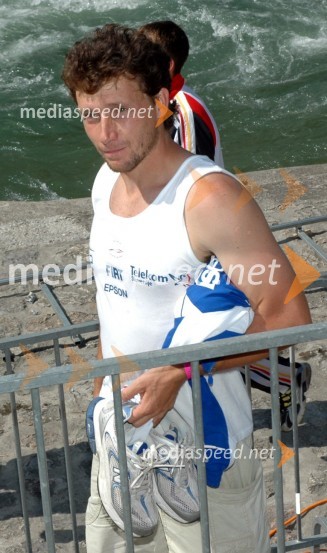 Fedja Marušič, trener članske reprezentance ekipe K-1 slalomSvetovni pokal na divjih vodah v Tacnu