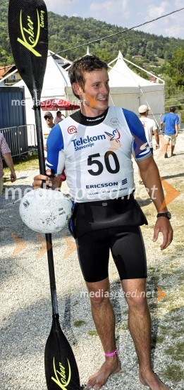 Jure Meglič, kajakašSvetovni pokal na divjih vodah v Tacnu