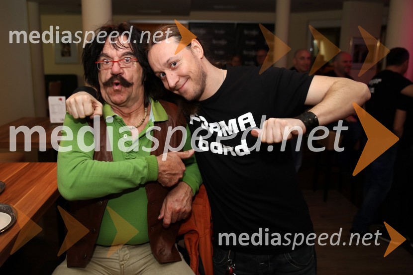  Slavko Kovačič-Spidi, glasbenik;  Marko Soršak-Soki, bobnar, skupina Elvis JacksonFitnes party s Forma bandom